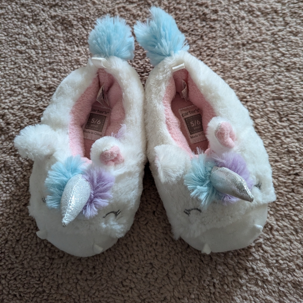 Unicorn slippers